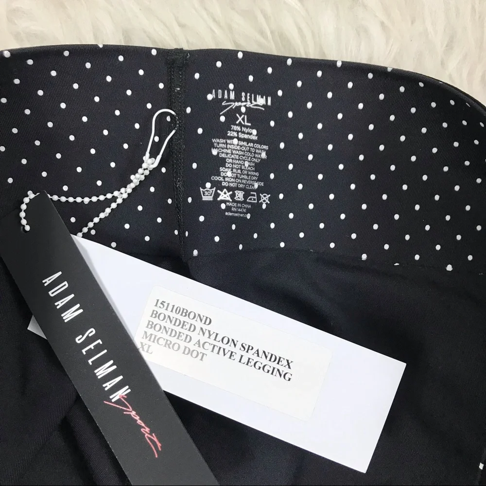 Adam Selman bonded polka dot leggings - Picture 7 of 9